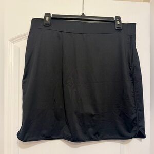 NWT J. Crew Factory Athletic Style Black Skort, Size Large